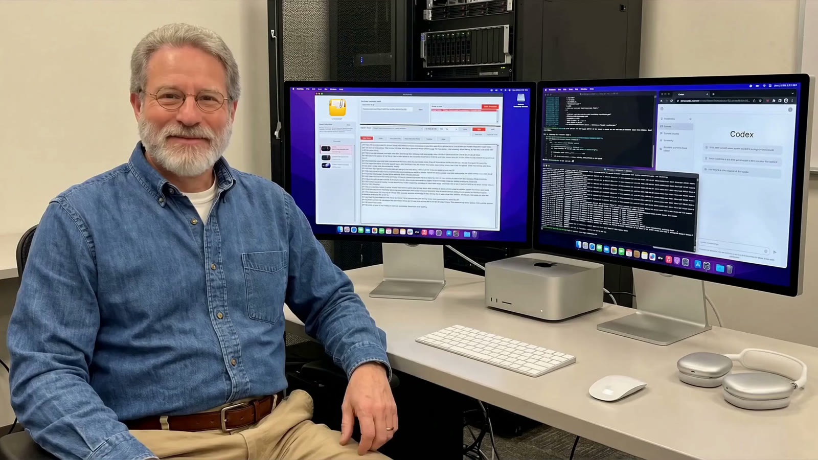 Jeffrey J. Waters in his software work environment